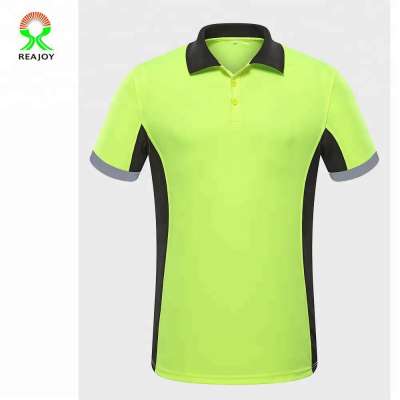 Reajoy New Fashion Polo Shirt For Men T-Shirts,High visible High Quality Customized Casual Sports Polo Shirt